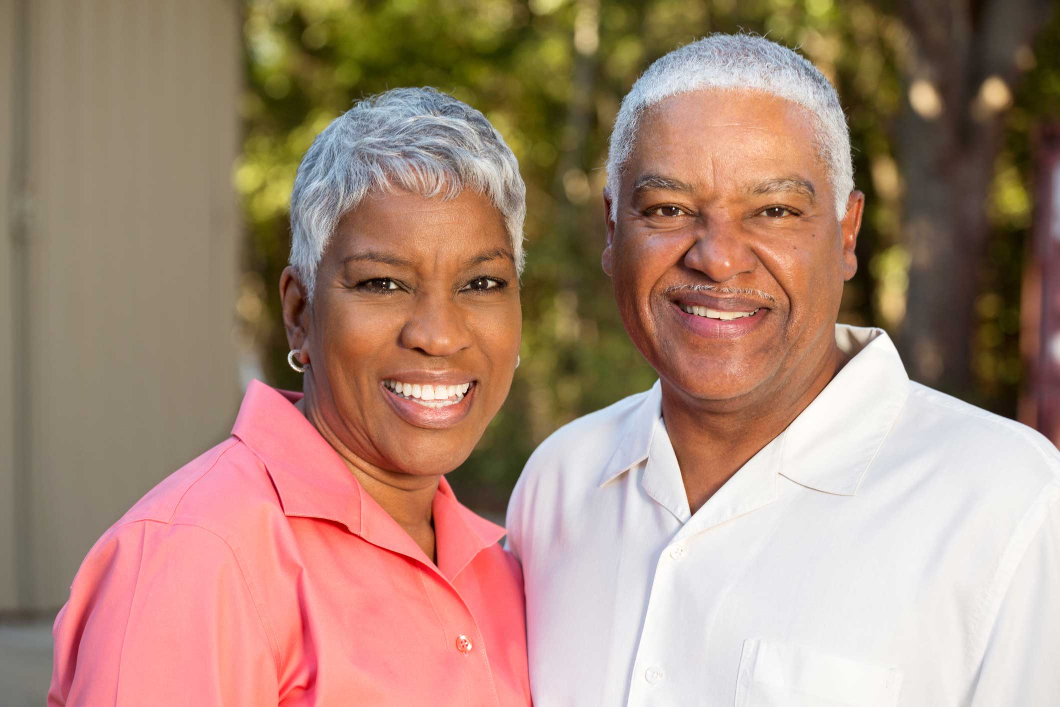 Mature African American couple.