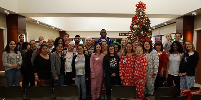 Hartford Hospital Pediatric Radiation Oncology Patients Meet Santa at 20th Annual Holiday Celebration