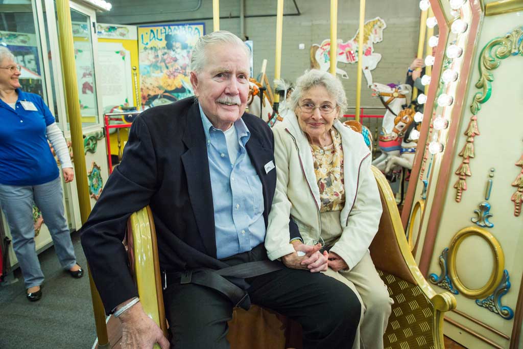 Dementia Committee outing to Carousel Museum takes visitors on ride to the past