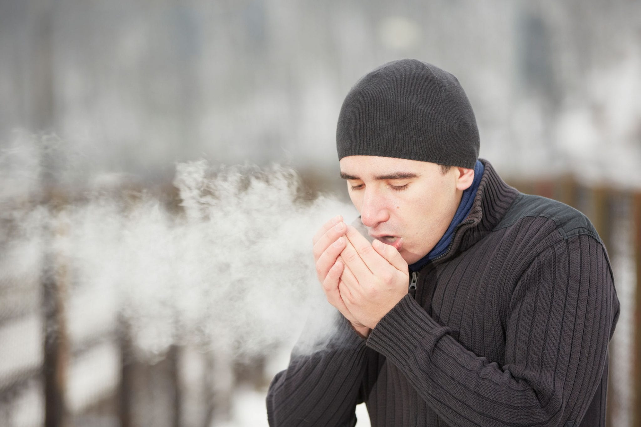 Breath In Cold Air