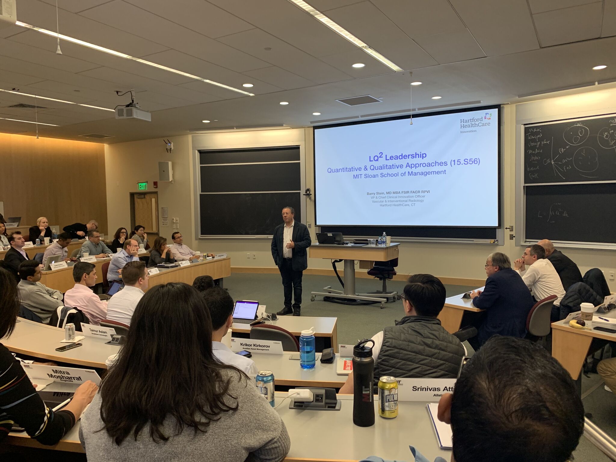 Dr. Barry Stein Lectures at MIT-Sloan Executive MBA Course on &#8220;Quantitative and Qualitative Approaches to Leadership&#8221;