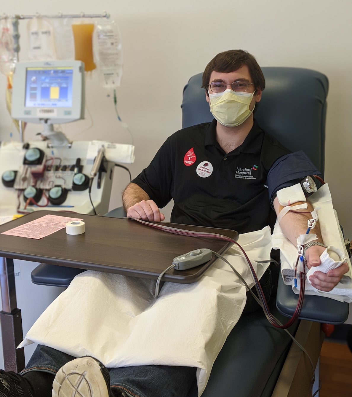 He Had COVID-19. Now His Blood Plasma is Helping Other Patients.