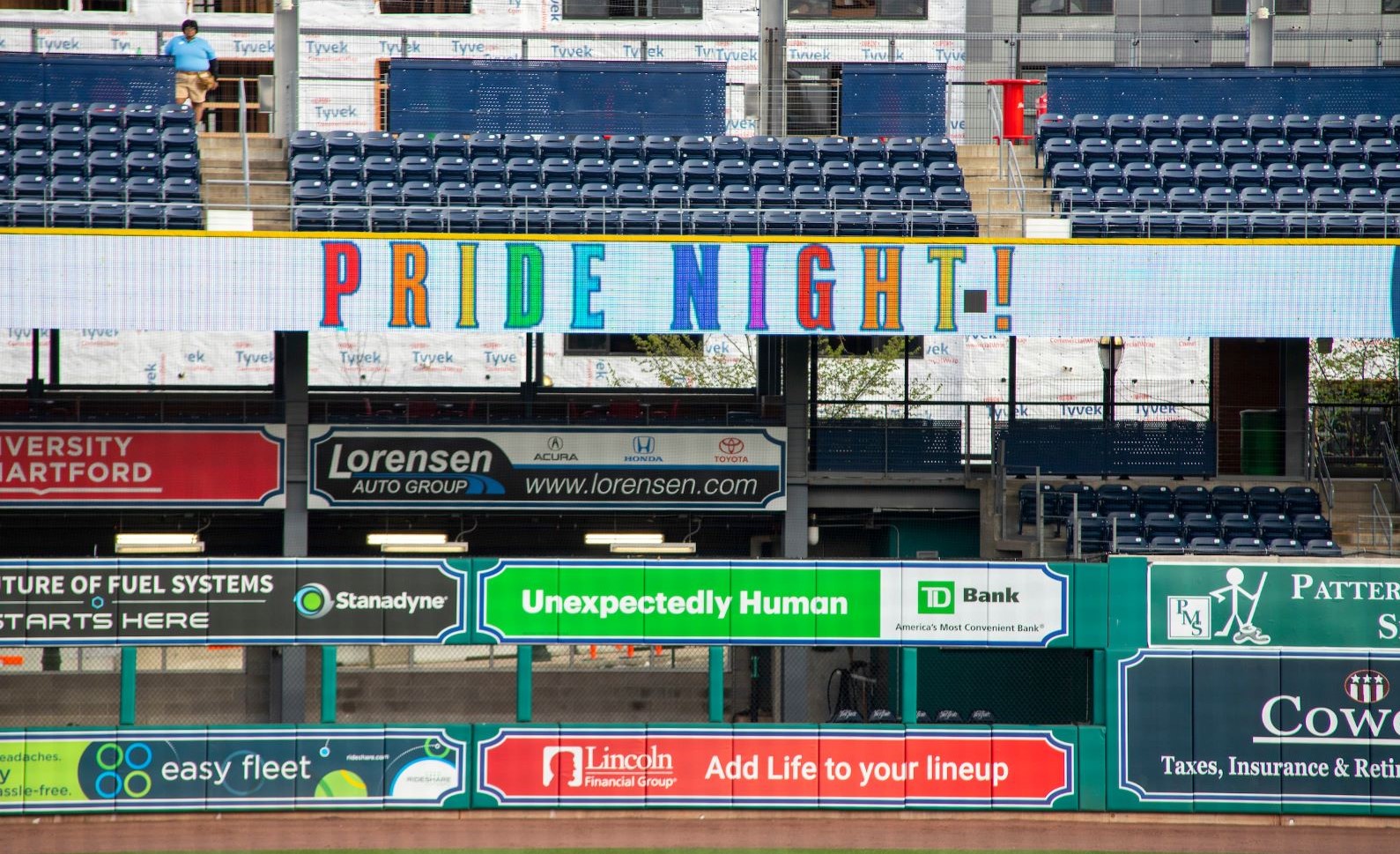 LGBTQ+ Colleague Resource Group Celebrates Pride with Hartford Yard Goats