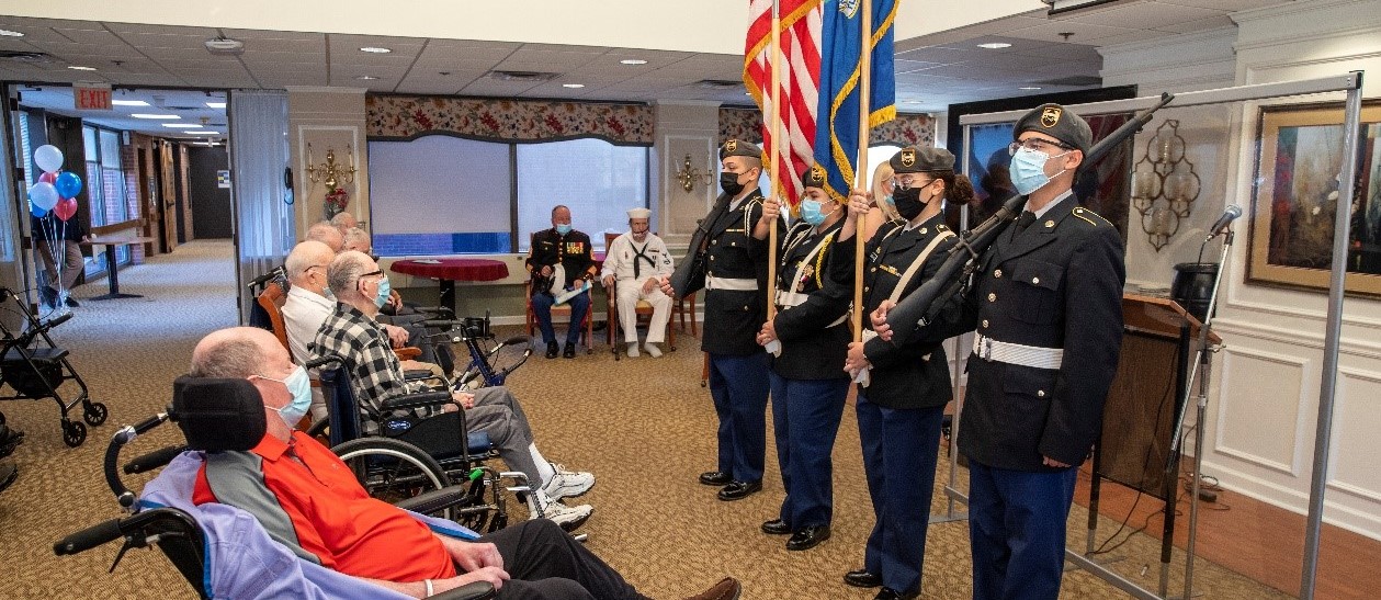 Jerome Home and Arbor Rose Celebrate Veteran Residents