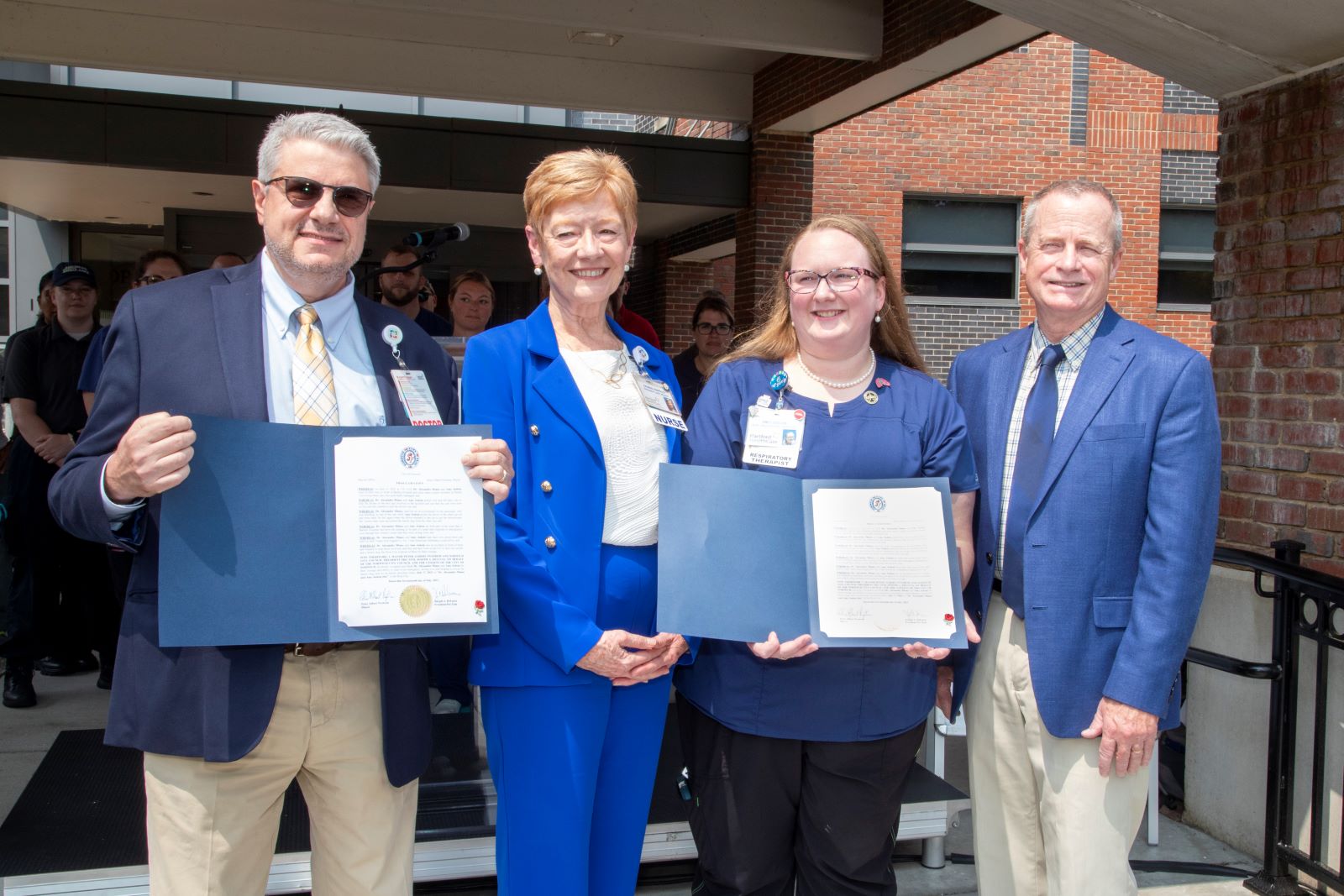 Backus Hospital Heroes Honored for Brave Act