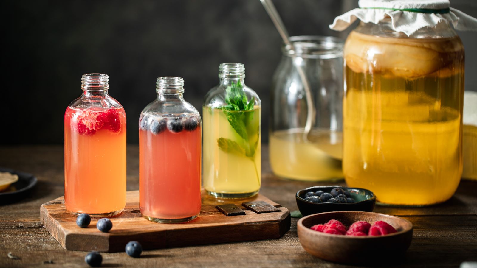 Kombucha - which is fermented sweetened tea - is said to help with digestion, rid the body of toxins and boost energy.