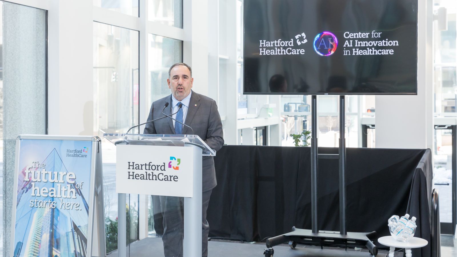 Media Covers Center for AI in Healthcare Opening