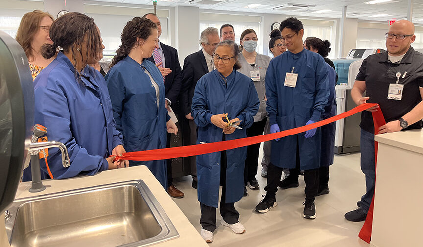 Lab Settles Into New Home at CHH